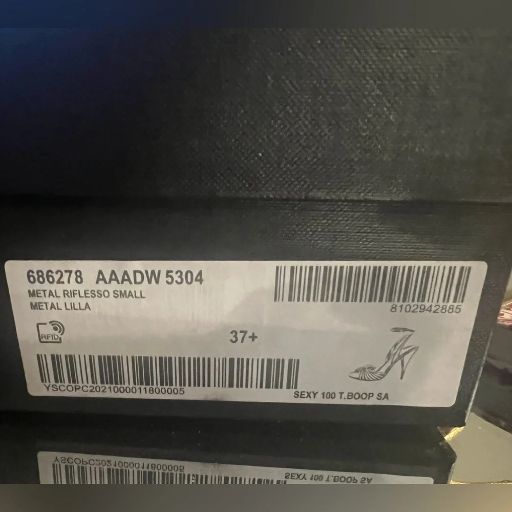 Saint Laurent YSL Women 100 heels - Picture 5 of 6